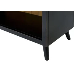 72" Payton Mid-Century Open Bookcase Office Shelving Black - Martin Furniture -Furniture Sale Store GUEST df4c1d47 e168 4dd2 beec a8c35909971d