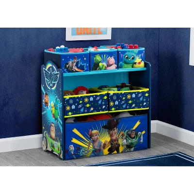 Disney Pixar Toy Story 4 Design And Store 6 Bin Toy Organizer - Delta Children 1 Disney Pixar Toy Story 4 Design And Store 6 Bin Toy Organizer - Delta Children