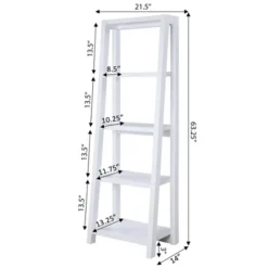 63.25" Newport Lilly Bookcase White - Breighton Home -Furniture Sale Store GUEST e013e303 66fb 4459 805e f8d762735f68