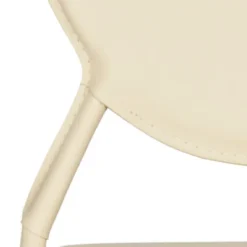 Warner Round Back Leather Side Chair (Set Of 2) - Butter Cream - Safavieh -Furniture Sale Store GUEST e01fd3f7 79c7 4131 855a 3298f95408f6