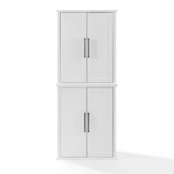 Bartlett Tall Storage Pantry With 2 Stackable Pantries White - Crosley -Furniture Sale Store GUEST e0ce8f35 fc02 45ed a66c 9a78220e147f