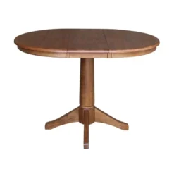 Lillian Round Top Pedestal Table With 12" Drop Leaf Distressed Oak - International Concepts 14 Lillian Round Top Pedestal Table With 12" Drop Leaf Distressed Oak - International Concepts -Furniture Sale Store GUEST e107cf1a c370 4303 92dd d25a57113b8b