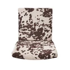 Kassi Cowhide Print Upholstered Accent Chair - Christopher Knight Home