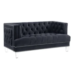 64" Ansario Sofa Charcoal Velvet - Acme Furniture -Furniture Sale Store GUEST e1ab2cf0 78a0 4ba5 8a7c 1048089955a6