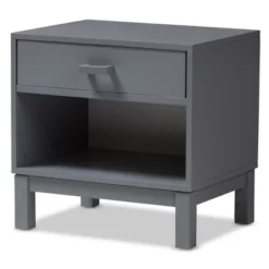 Deirdre Modern And Contemporary Wood 1 Drawer Nightstand - Baxton Studio -Furniture Sale Store GUEST e1b8279a c2fe 4683 b505 068db9443cf4