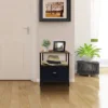 Sorbus Drawer Nightstand Shelf For Bedroom Brown
