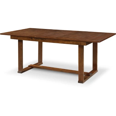 Wesley Extendable Dining Table Brown - ClickDecor 2 Wesley Extendable Dining Table Brown - ClickDecor - Image 2