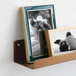 2pc Mezzo Modern Metal Ledge Shelf Set Gold - Kate & Laurel All Things Decor -Furniture Sale Store GUEST e23b9435 ab16 473b a729 4e8ba7dfcd5d