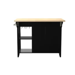 Ultom Expandable Freestanding Kitchen Island Black/Natural - Aiden Lane 13 Ultom Expandable Freestanding Kitchen Island Black/Natural - Aiden Lane -Furniture Sale Store GUEST e27bec0a 9e24 408d 9b8b a239229ed01d