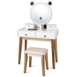 Costway Vanity Dressing Table Set Touch Screen Dimming Mirror -Furniture Sale Store GUEST e318c6cd f7c3 4886 9ffc fb5613eb6666