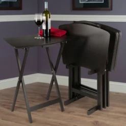 5pc Anila Fan Shape Snack Table Coffee - Winsome -Furniture Sale Store GUEST e37a704f aee7 4b42 9062 b7e1972d5ee9