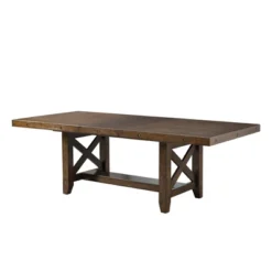 Francis Extendable Dining Table Brown - Picket House Furnishings