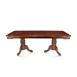 Belliere Elegant Carved Double Pedestal Extendable Dining Table Red - HOMES: Inside + Out 5 Belliere Elegant Carved Double Pedestal Extendable Dining Table Red - HOMES: Inside + Out -Furniture Sale Store GUEST e3ee041d 793d 4e7c 8d51 f4773d889543