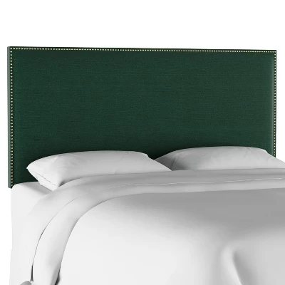 Arcadia Nailbutton Linen Headboard - Skyline Furniture 1 Arcadia Nailbutton Linen Headboard - Skyline Furniture