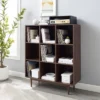 49.5" Liam 9 Cube Bookcase Walnut - Crosley