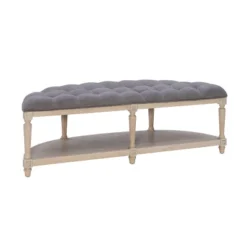 Covil Demilune Bench Charcoal - Powell Company 10 Covil Demilune Bench Charcoal - Powell Company -Furniture Sale Store GUEST e495a611 ebee 4ea4 bb56 69fae5b87ff7