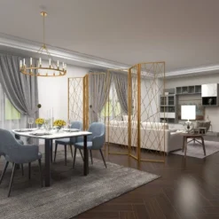 Glam Metal Geometric Room Divider Screen Gold - Olivia & May 31 Glam Metal Geometric Room Divider Screen Gold - Olivia & May -Furniture Sale Store GUEST e5a32856 2316 4b97 8629 e3f0bddb8a28