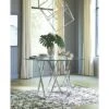 Madanere Round Dining Room Table Chrome - Signature Design By Ashley