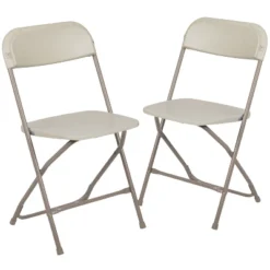 Emma And Oliver Set Of 2 Stackable Folding Plastic Chairs - 650 LB Weight Capacity -Furniture Sale Store GUEST e82b5755 088a 4554 9ba6 645ccf49f535