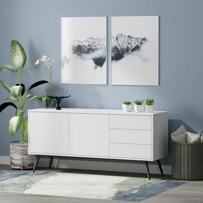 Glenwillow Home Atlas 59" Mid-Century Modern Buffet/Sideboard/TV Console 1 Glenwillow Home Atlas 59" Mid-Century Modern Buffet/Sideboard/TV Console