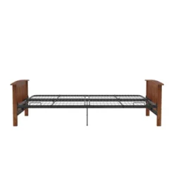 Full Brixen Wood Arm Metal Futon Frame With 6" Mattress - Room & Joy -Furniture Sale Store GUEST e8a576ba 46f2 426b 98fe 8a11c4acdb72