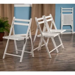 4pc Robin Folding Chair Set White - Winsome 15 4pc Robin Folding Chair Set White - Winsome -Furniture Sale Store GUEST e9432489 e687 4728 93cc 9ec03149f891