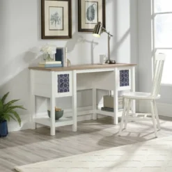 Cottage Road Desk Soft White - Sauder