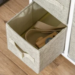 HOMCOM 7-Drawer Dresser Storage Tower Cabinet Organizer Unit, Easy Pull Fabric Bins With Metal Frame For Bedroom, Closets, Gray -Furniture Sale Store GUEST eacbfb36 702b 4937 8d40 50785d3cd6f1