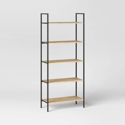 72" Loring 5 Shelf Ladder Bookshelf - Threshold™ 5 72" Loring 5 Shelf Ladder Bookshelf - Threshold™ - Image 5
