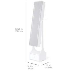 Best Choice Products Full Length LED Mirrored Jewelry Storage Organizer Cabinet W/ Interior & Exterior Lights -Furniture Sale Store GUEST ed52fe78 d37b 449a 96a1 5709671c3fe3