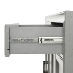 3pc Tara Entertainment Set With Closed Storage Distressed Gray - Crosley -Furniture Sale Store GUEST ee20ac3d b119 48b7 bf9b 5b5be3baca7c