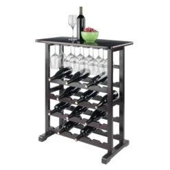 Vinny Wine Rack Espresso Dark Espresso - Winsome -Furniture Sale Store GUEST ee3d437f 6f68 4056 9fe7 8a8c55004f17