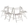4pc Robin Folding Chair Set White - Winsome