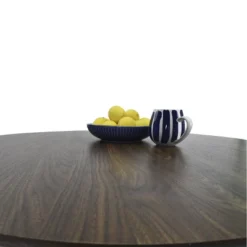 Harold+Bingo Modern 5 Piece Black Round Dining Table Set With Black Faux Leather Dining Chairs Set Of 4 With Walnut Finish Legs-Maison Boucle 10 Harold+Bingo Modern 5 Piece Black Round Dining Table Set With Black Faux Leather Dining Chairs Set Of 4 With Walnut Finish Legs-Maison Boucle -Furniture Sale Store GUEST f0f45fc6 c27a 493f b173 8951c6c06618