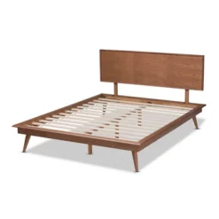 King Karine Finished Wood Platform Bed Brown - Baxton Studio -Furniture Sale Store GUEST f18ea6d1 2eae 4548 80e7 d3c7ca541f59