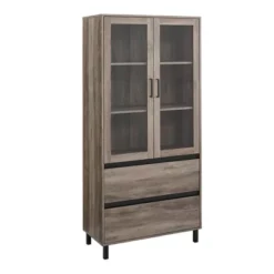 68" Glass Door Storage Hutch With Drawers - Saracina Home 11 68" Glass Door Storage Hutch With Drawers - Saracina Home -Furniture Sale Store GUEST f1ca720d a16e 41c1 a6a7 412e92f18168