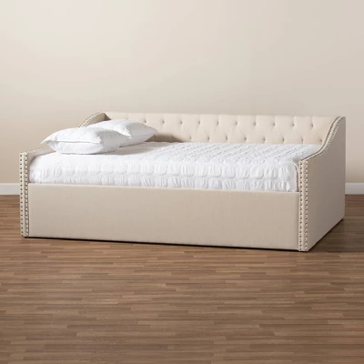 Haylie Upholstered Daybed - Baxton Studio 6 Haylie Upholstered Daybed - Baxton Studio - Image 6