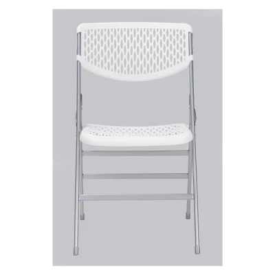 Commercial Resin Mesh Folding Chair Black - Cosco 1 Commercial Resin Mesh Folding Chair Black - Cosco
