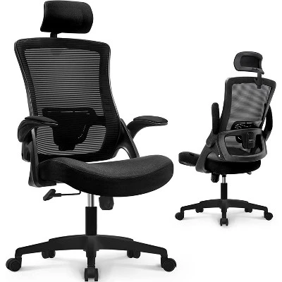 NEO Chair DBS Ergonomic High Back Office Chair With Flip-up Arms Adjustable Headrest 2 NEO Chair DBS Ergonomic High Back Office Chair With Flip-up Arms Adjustable Headrest - Image 2