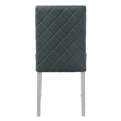 2pc Singger Writing Desk With Chair Gray - HOMES: Inside + Out 9 2pc Singger Writing Desk With Chair Gray - HOMES: Inside + Out - Image 9