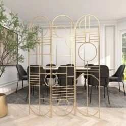 Modern Metal Room Divider Screen Gold - Olivia & May 22 Modern Metal Room Divider Screen Gold - Olivia & May -Furniture Sale Store GUEST f3c8cf13 b00b 49c8 b9e2 4be0f1f2e032