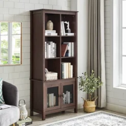 Multipurpose Bar Cabinet And Bookshelf - Home Source -Furniture Sale Store GUEST f42c6c93 e665 4cc7 9e84 e5ceb73311fe