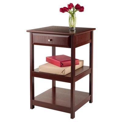 30.71" Delta Printer Stand Walnut - Winsome 2 30.71" Delta Printer Stand Walnut - Winsome - Image 2