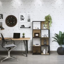 Hastings Home 4-Tier 8 Cube Style Bookcase, Oak -Furniture Sale Store GUEST f4723902 1595 4e98 859c 3320be631b70