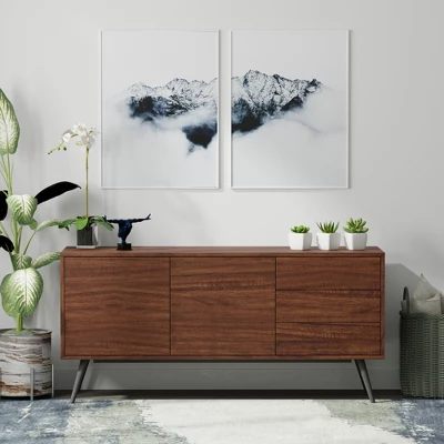 Glenwillow Home Atlas 59" Mid-Century Modern Buffet/Sideboard/TV Console 13 Glenwillow Home Atlas 59" Mid-Century Modern Buffet/Sideboard/TV Console - Image 13