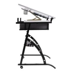 Core Drawing Table And Stool Set Charcoal Black/White - Studio Designs -Furniture Sale Store GUEST f6933d2c 68d8 473f 90fc 13f32f6a26ae