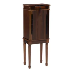 Kasey Jewelry Armoire Walnut - Powell Company -Furniture Sale Store GUEST f69db58d 90ae 4da9 acc1 26390112f442