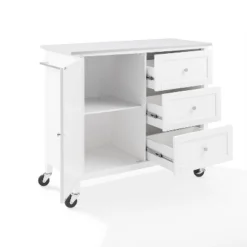 Soren Stone Top Kitchen Island/Cart White - Crosley 25 Soren Stone Top Kitchen Island/Cart White - Crosley -Furniture Sale Store GUEST f705fad5 80c4 4ceb 943e f656c00e36e7