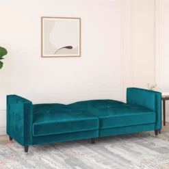 Eliza Pin Tufted Futon - Room & Joy -Furniture Sale Store GUEST f7640043 f48c 471f 89af 72cd58330ff3