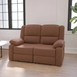 Flash Furniture Harmony Series Loveseat With Two Built-In Recliners